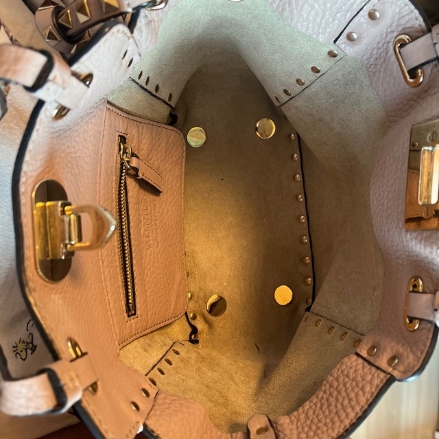 VALENTINO - ロックスタッズ グレインカーフスキン ミニ バッグ の通販