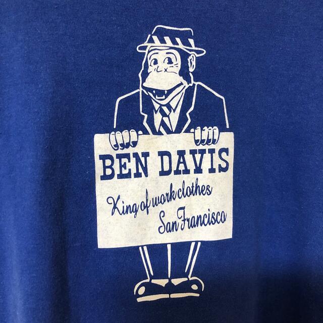 BEN DAVIS(ベンデイビス)のBEN DAVIS ベンデイビス　半袖プリントTシャツ　Sサイズ　ビッグロゴ メンズのトップス(Tシャツ/カットソー(半袖/袖なし))の商品写真