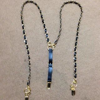 チェーンサスペンダー(黒)(サスペンダー)