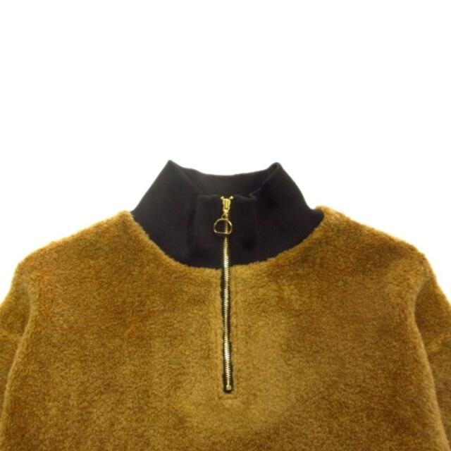 美品 18AW クルニ CULLNI ハーフジップボアプルオーバー フリース ジ