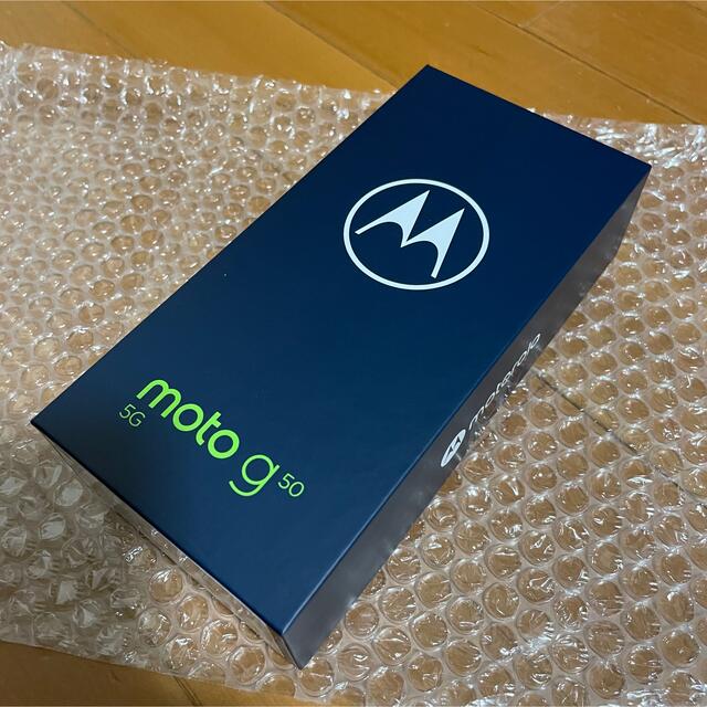 【新品未開封】 モトローラ moto g50 5G テンダーグリーン