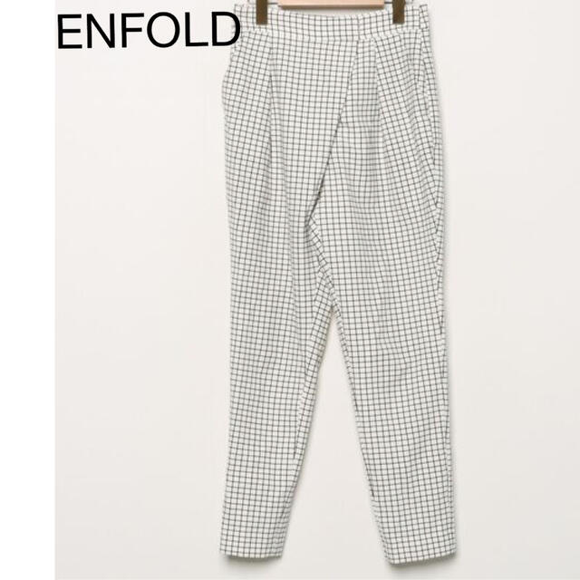 ENFOLD(エンフォルド)のENFOLD格子柄チェックジョッパーズパンツ レディースのパンツ(カジュアルパンツ)の商品写真