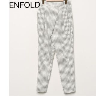 エンフォルド(ENFOLD)のENFOLD格子柄チェックジョッパーズパンツ(カジュアルパンツ)