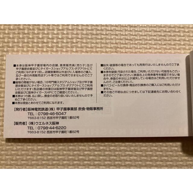 阪神甲子園球場商品お引換券10000円分