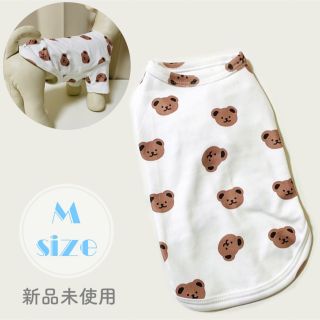 ドッグウェア くまちゃん Tシャツ M ホワイト 新品未使用(犬)