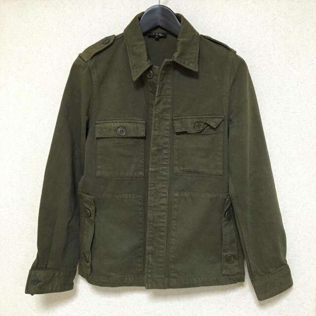 A.P.C(アーペーセー)の値下げA.P.C.★アーペーセー★ミリタリージャケット S グリーン レディースのジャケット/アウター(ミリタリージャケット)の商品写真