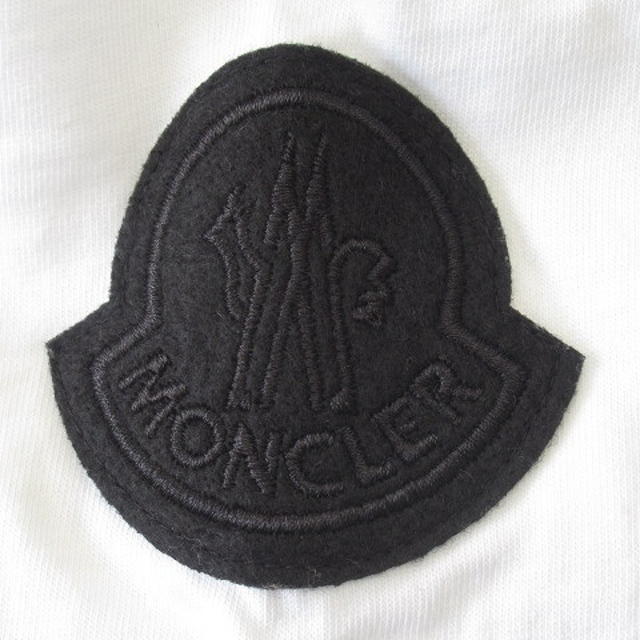 極美品 モンクレール MONCLER Logo T-shirt ロゴ Tシャツ48cm着丈