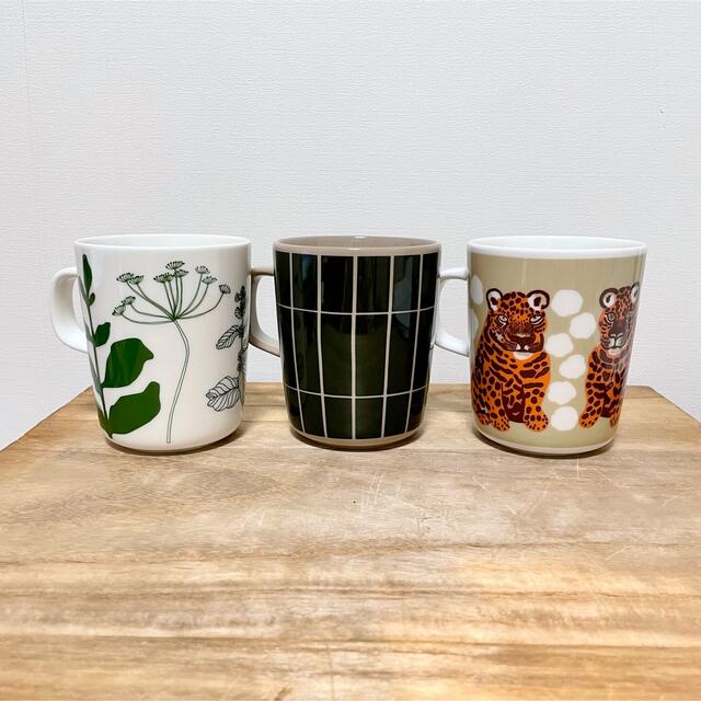 marimekko(マリメッコ)のmarimekko マリメッコ　新作マグカップ　3点　kaksoset インテリア/住まい/日用品のキッチン/食器(食器)の商品写真