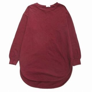 ギャップ(GAP)のギャップ GAP ロング Tシャツ カットソー 長袖 XXS ダークレッド メン(Tシャツ/カットソー(七分/長袖))