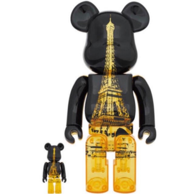 BE@RBRICK EIFFEL TOWER GOLDEN 100%&400%