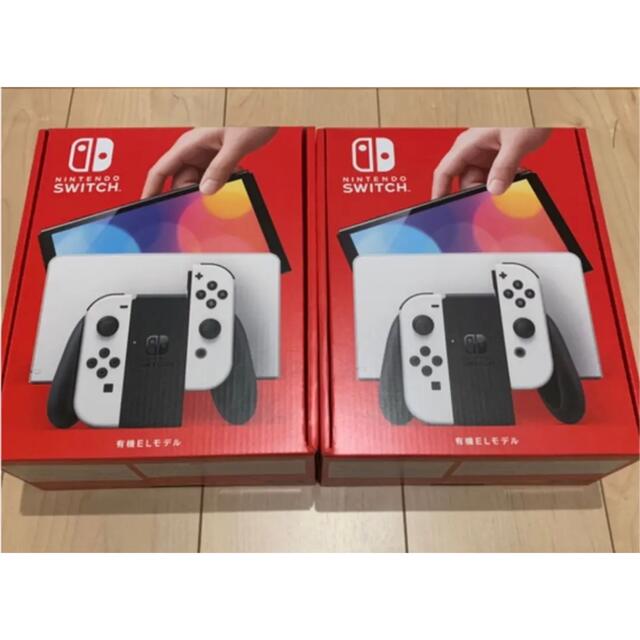 Nintendo Switch - 任天堂 Switch 有機ELモデル ホワイト 2台の+ ...