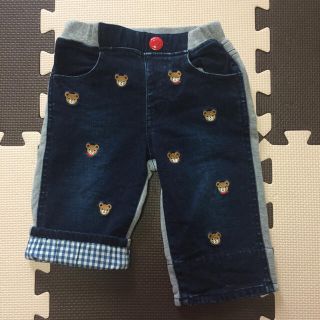 ミキハウス(mikihouse)のミキハウス ミニプッチー 異素材7分丈パンツ(パンツ/スパッツ)