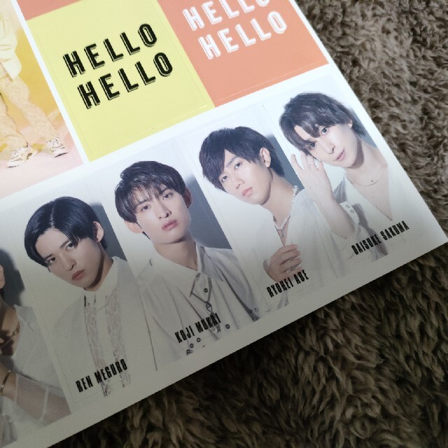 Snow Man　HELLO HELLO　シール エンタメ/ホビーのタレントグッズ(アイドルグッズ)の商品写真