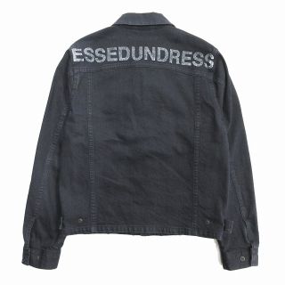 ドレスドアンドレスド(DRESSEDUNDRESSED)の美品 18ss ドレスドアンドレスド DRESSEDUNDRESSED ロゴ プ(Gジャン/デニムジャケット)