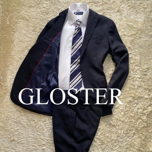 FREDY & GLOSTER(フレディアンドグロスター)のグロスター　GLOSTER ネイビー　S コン　セットアップ　スーツ メンズのスーツ(セットアップ)の商品写真