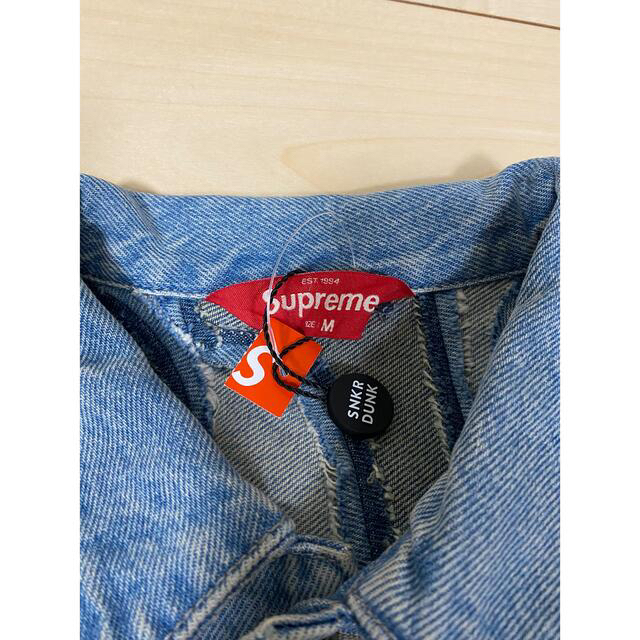 Supreme Inset Logo Denim Trucker Jacket Supreme Inset Logo Denim Trucker Jacket