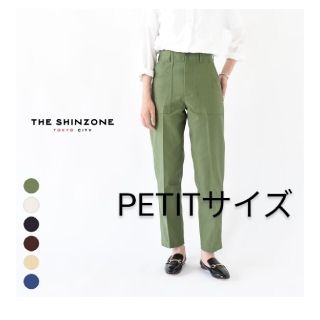 シンゾーン(Shinzone)のShinzone　シンゾーン　ベイカーパンツ　カーキ　PETIT POサイズ(カジュアルパンツ)