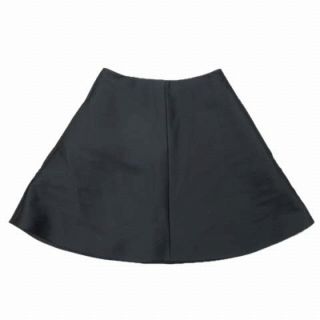 カルヴェン(CARVEN)のカルヴェン CARVEN ハーフ 台形 スカート 膝丈 ボトムス 36 ブラック(ひざ丈スカート)