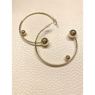 シマムラ(しまむら)の新品　しまむら　星玲奈　人気　上品　オシャレ　ピアス　ゴールド　フープピアス(ピアス(両耳用))