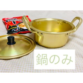 【新品】韓国　ラーメン鍋14㎝　鍋のみ(鍋/フライパン)