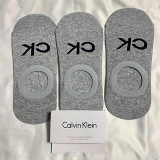 カルバンクライン(Calvin Klein)のCalvin Klein カルバンクライン くるぶし靴下 ３足組 24.5-28(ソックス)