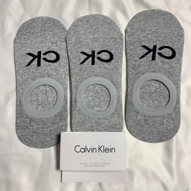 Calvin Klein(カルバンクライン)のCalvin Klein カルバンクライン くるぶし靴下 ３足組 24.5-28 メンズのレッグウェア(ソックス)の商品写真