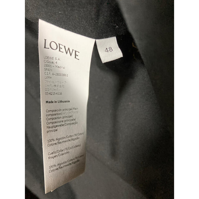 【新品】LOEWE（ロエベ）21SSジャケット（アナグラムレザーポケット）