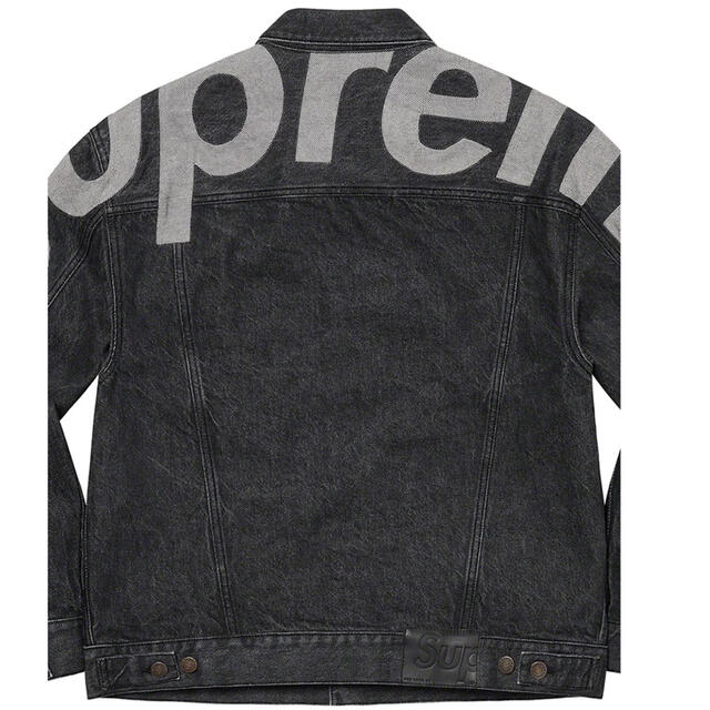 Supreme Inset Logo Denim Trucker Jacket