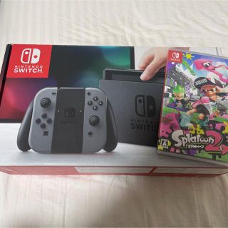 ニンテンドースイッチ(Nintendo Switch)のNintendo Switch JOY-CON グレー スプラトゥーン2(家庭用ゲーム機本体)