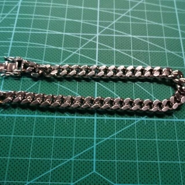 ☆プラチナ850 喜平 ブレスレット 2面カット 50.48g 20.5cm 今季一番 ...
