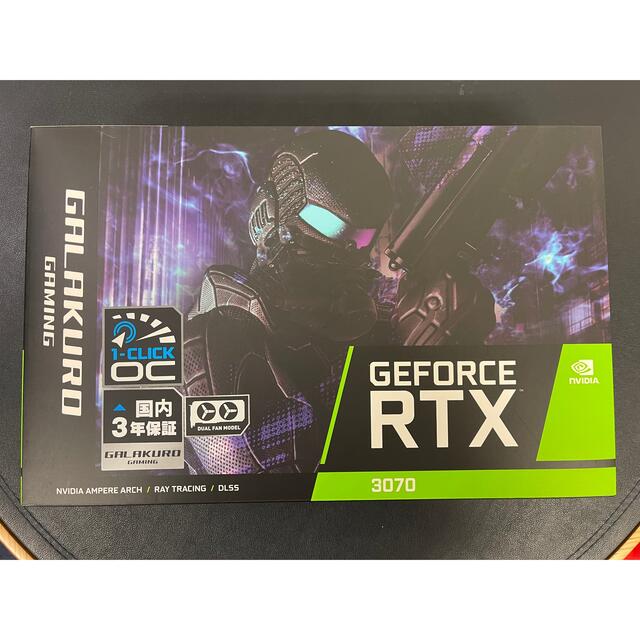 新品未開封 非LHR 玄人志向 GeForce RTX 3070 3年保証