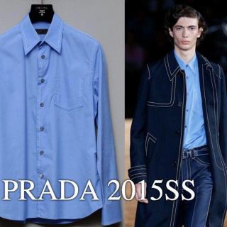 プラダ(PRADA)のprada 15ss ステッチシャツ　2枚セット　プラダ　ラフシモンズ愛用(シャツ)