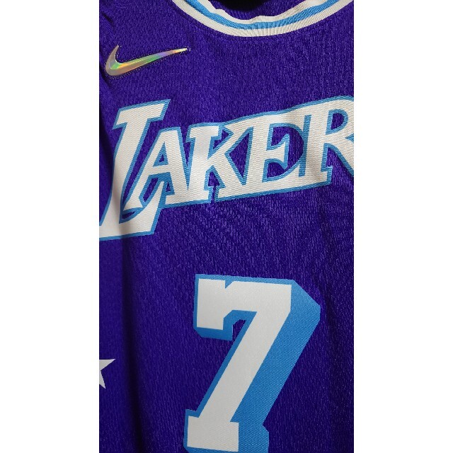 NIKE(ナイキ)のカーメロ アンソニー NBA LAKERS シティエディション ジャージ スポーツ/アウトドアのスポーツ/アウトドア その他(バスケットボール)の商品写真