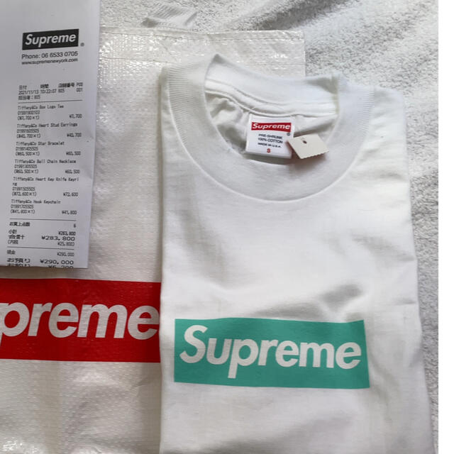 Supreme / Tiffany&Co. Box Logo Tee White