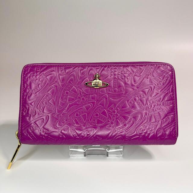 Vivienne Westwood(ヴィヴィアンウエストウッド)の22S63 極美品 VivienneWestwood ヴィヴィアン 長財布 紫 レディースのファッション小物(財布)の商品写真