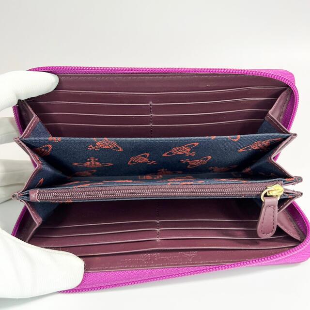 Vivienne Westwood(ヴィヴィアンウエストウッド)の22S63 極美品 VivienneWestwood ヴィヴィアン 長財布 紫 レディースのファッション小物(財布)の商品写真