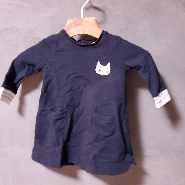 PETIT BATEAU(プチバトー)のベビー　キッズ　ワンピース　プチバトー　PETITBATEAU キッズ/ベビー/マタニティのベビー服(~85cm)(ワンピース)の商品写真