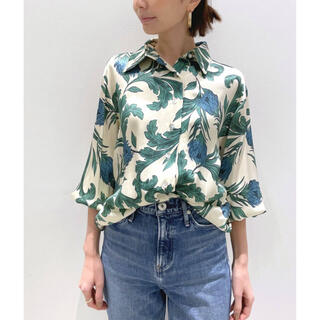 アパルトモンドゥーズィエムクラス(L'Appartement DEUXIEME CLASSE)のタグ付新品⭐️SENSI STUDIO Oversize BF Shirt(シャツ/ブラウス(長袖/七分))