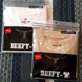 ヘインズ(Hanes)の【合計2枚】日本企画【Mサイズ】ヘインズ ＢＥＥＦＹ-Ｔ　ヘビーウエイト　ビーフ(Tシャツ/カットソー(半袖/袖なし))