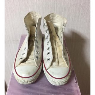 コンバース(CONVERSE)のコンバース ハイカット 白 24.5cm(スニーカー)