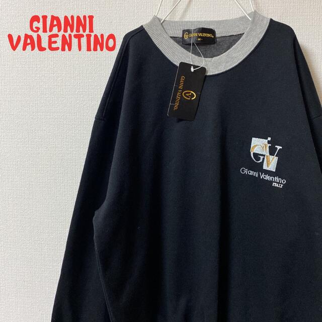 新品　GIANNI VALENTINO スウェット トレーナー 90s