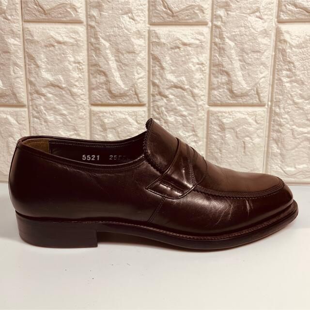 SCOTCH GRAIN  スコッチグレイン　ブラウン　コインローファー25 メンズの靴/シューズ(スリッポン/モカシン)の商品写真