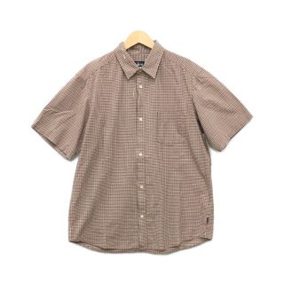 ステューシー(STUSSY)の美品 ステューシー 半袖シャツ タッターソールチェック柄 メンズ XL(シャツ)