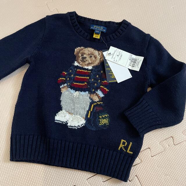 Ralph Lauren(ラルフローレン)のラルフローレン　新品　ニット　サイズ100 キッズ/ベビー/マタニティのキッズ服男の子用(90cm~)(ニット)の商品写真