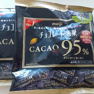 メイジ(明治)のmeiji チョコレート効果 95%(菓子/デザート)