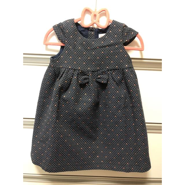 Bonpoint(ボンポワン)のLili gauflette ドレス　3ANS YEARS キッズ/ベビー/マタニティのキッズ服女の子用(90cm~)(ワンピース)の商品写真