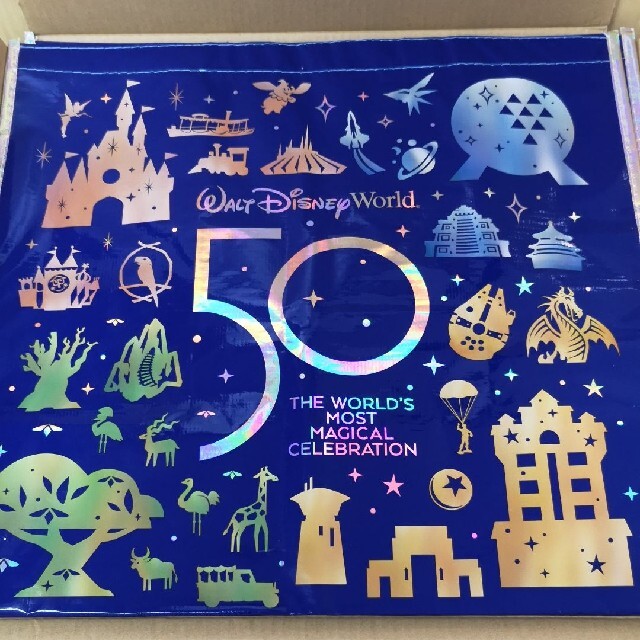 Disney(ディズニー)の☆WDW ディズニーワールド 50周年 記念エコバッグ 　ショッピングバッグ レディースのバッグ(エコバッグ)の商品写真