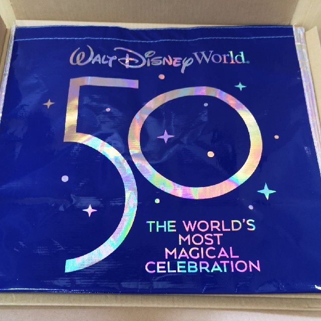 Disney(ディズニー)の☆WDW ディズニーワールド 50周年 記念エコバッグ 　ショッピングバッグ レディースのバッグ(エコバッグ)の商品写真