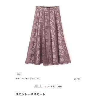 ジルバイジルスチュアート(JILL by JILLSTUART)のスカシレーススカート(ロングスカート)