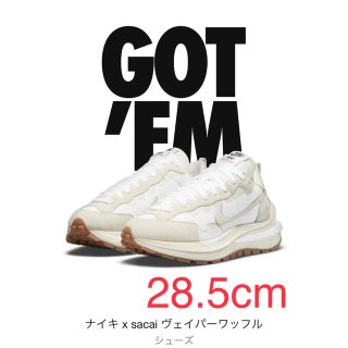 sacai × Nike Vapor Waffle "White Gum" (スニーカー)